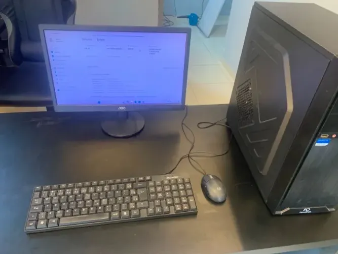 Computador Desktop Completo (Estudos/Escritório) - i3 4ª Ger., 8GB RAM, SSD