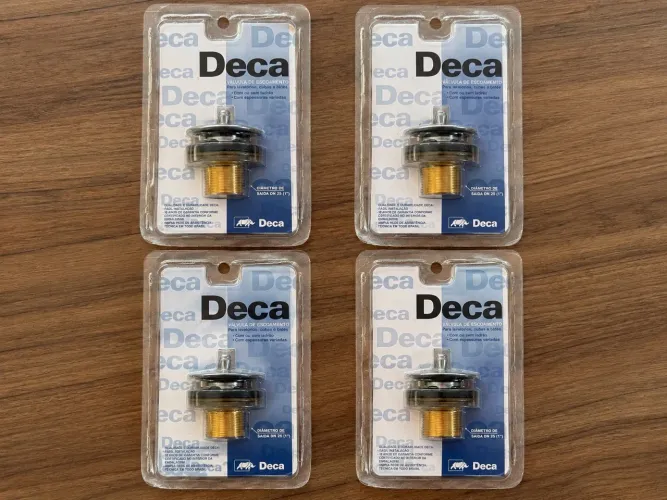 4 válvulas de escoamento 1602C da DECA