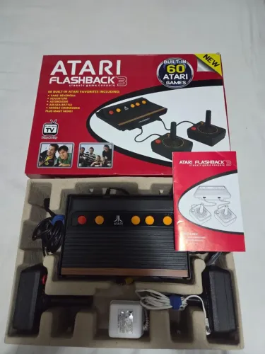Atari flashback 3 raridade observe a caixa deste item de minha coleção!!!