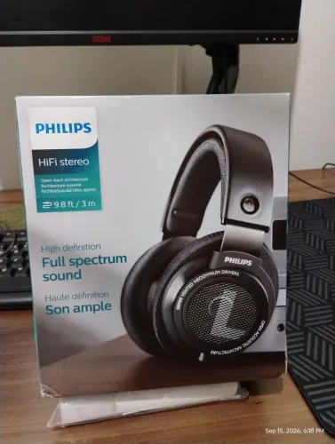 Fone de ouvido Philips SHP9500 - novo, caixa lacrada.