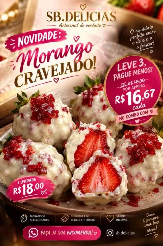 Morango Cravejado