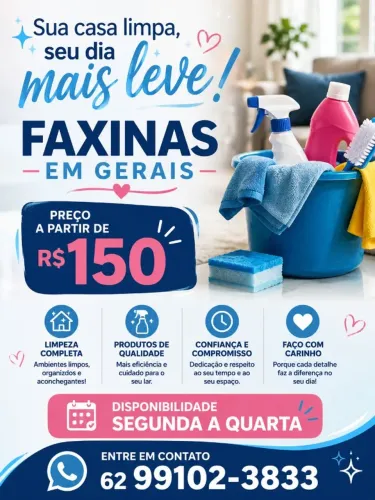 Faxinas em geral 