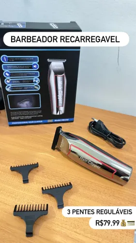 Barbeador recarregavel- máquina de cortar cabelo