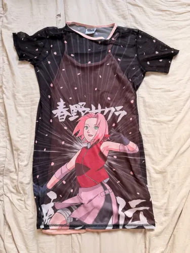 vestido piticas naruto sakura 14