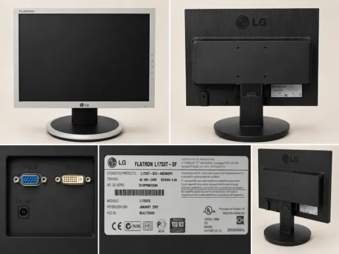 MONITOR LG L1752TQ 60HZ