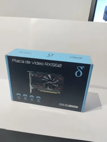 Placa de vídeo gpu Rx 560 4gb semi-nova