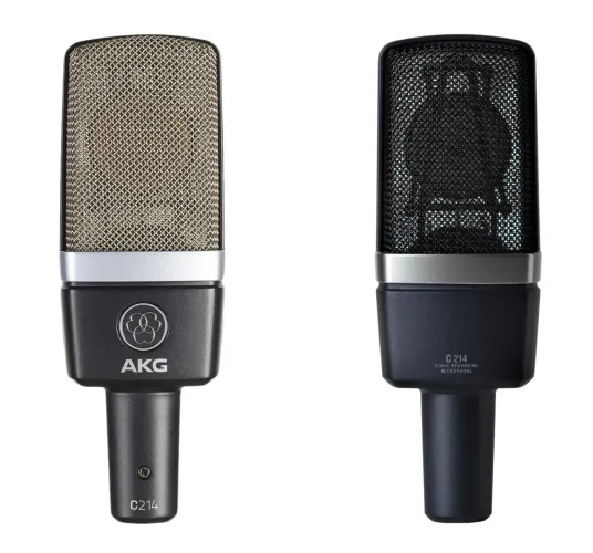 Microfone Condensador AKG C214 Cinza