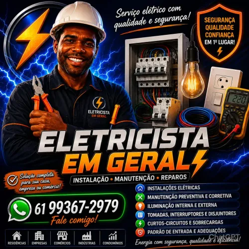 Eletricista 24 horas * 