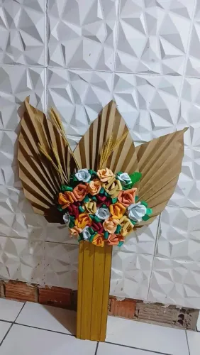 Suporte para arranjo + flores,somos fabricantes