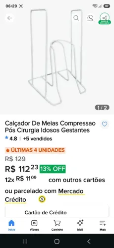 VENDO MEIA COMPRESSAO POS CIRURGIA