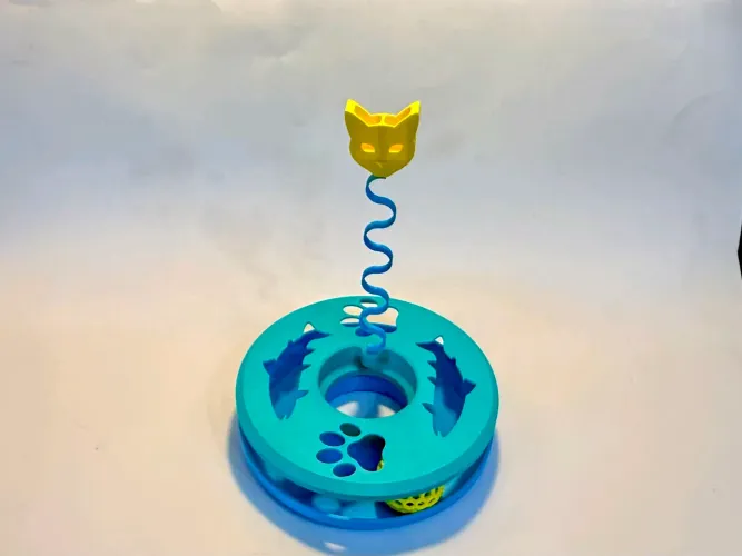 Brinquedo/Quebra-cabeça de Petiscos para Gatos -