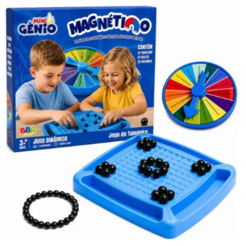 Jogo Tabuleiro Xadrez Magnético Mini Gênio R3807 Bbr Toys