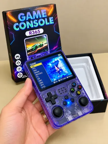 Comsole Portátil R36S Original + 64gb e 20.000 jogos, tela grande HD