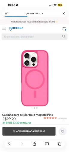Capa iphone 16 pro Magsafe