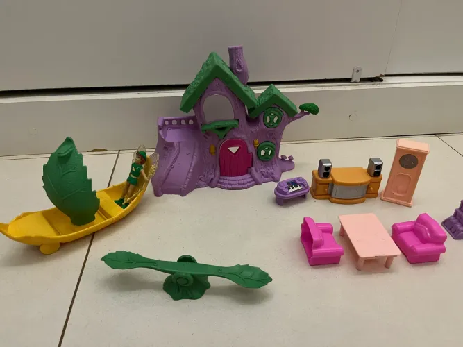 Kit casinha para Polly, pets ou Littlest Pet Shop (LPS)