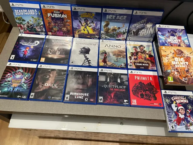 Jogos PS5 à partir de 100,00 lista na descrição