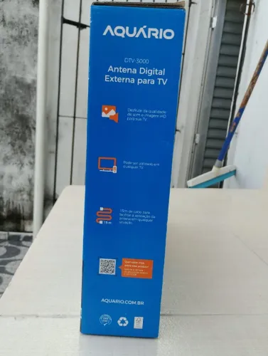 Antena Digital Aquário Externa para Tv 