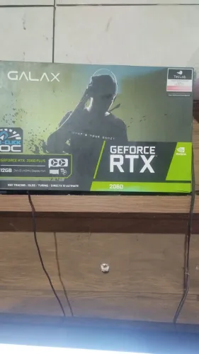 Placa de vídeo RTX 2060 plus 12gb semi novo