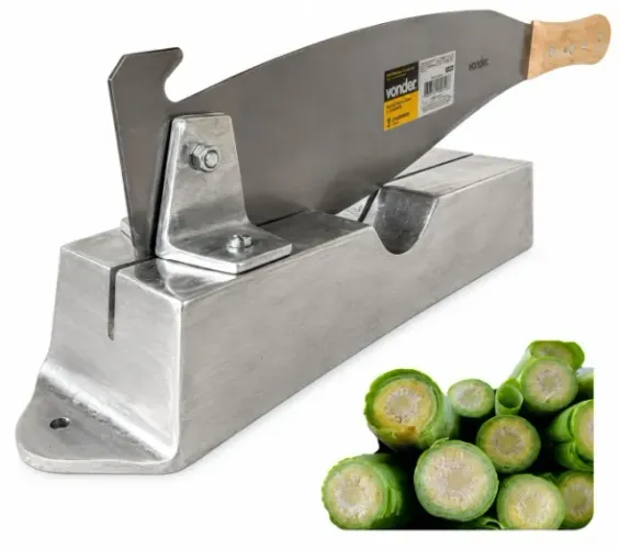 Cortador Descascador Guilhotina Para Milho Verde Com Base Em Aluminio