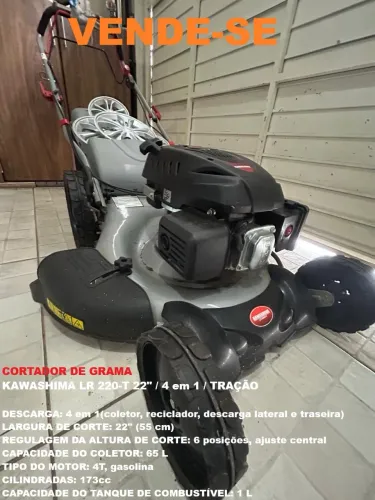 Cortador de grama - Tracionado Gasolina