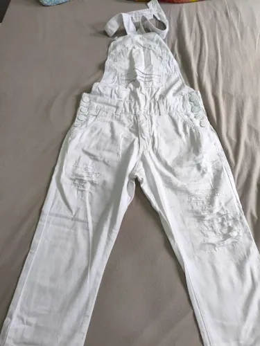 Macacão cor branca unisex
