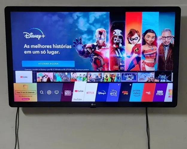 SMART TV 32 LG MODERNA E RAPIDA