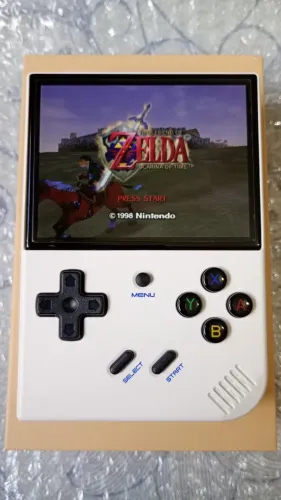Console Portatil Retro Anbernic RG35XX PLUS Jogue PS PSP Nintendo 64 DS Dreamcast SNES GBA
