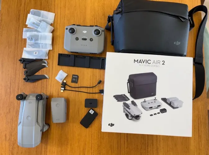 ? DJI Mavic Air 2 Fly More Combo pouco uso