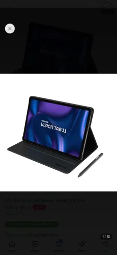 Tablet Positivo Vision Tab 11 com película e 1 mes de uso