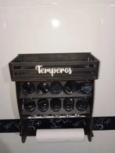 Porta temperos completo