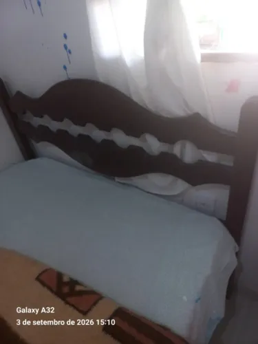 Cama Casal Madeira Lei 