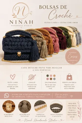 Bolsa de crochê