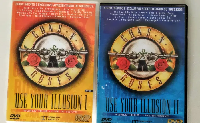 DVD Guns N' Roses Use Your Illusion 1&2
