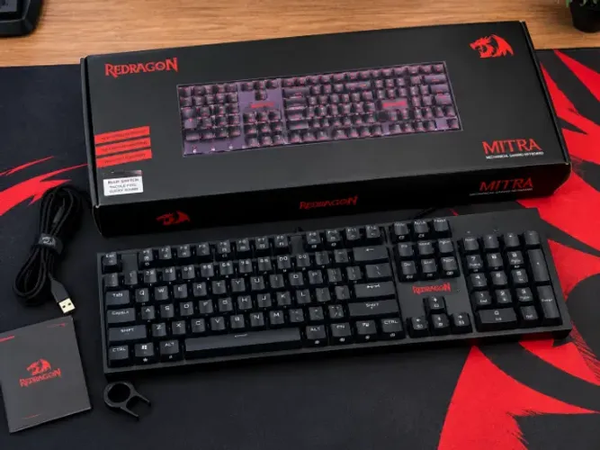 TECLADO MECÂNICO REDRAGON MITRA