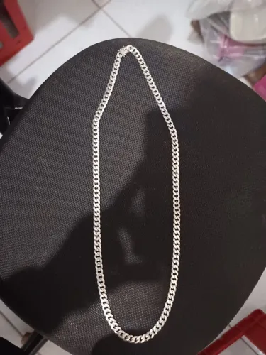corrente de prata 925(8mm de 80cm)