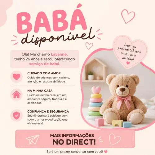 Babá disponível
