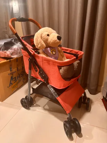Carrinho de Passeio de Luxo para Pets - Marca Bom Migo 
