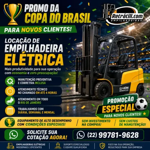 ALUGUEL DE EMPILHADEIRAS RJ