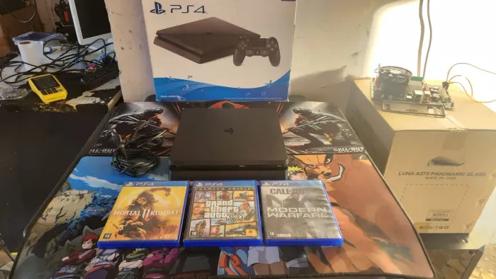 Ps4 Slim 1TB Jogos Controle