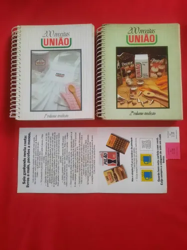 200 RECEITAS UNIÃO - VOL. 1 E 2 REEDIÇÃO FINAL DECADA DE 70
