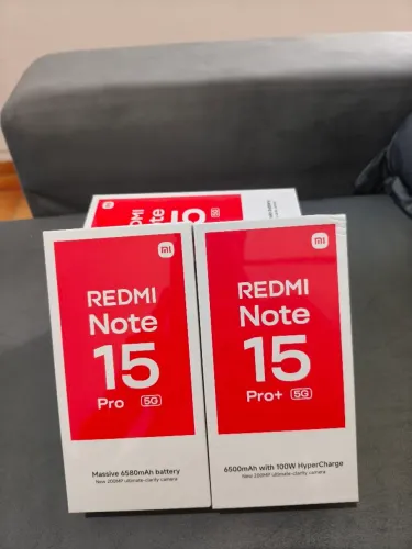 Redmi Note 15 Pro 5G 256Gb-512Gb - Redmi Note 15 Pro plus 512Gb/12Gb Lacrados