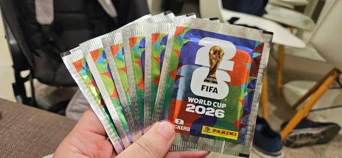 Pacote de figurinhas copa do mundo 2026 - Versão Europeia
