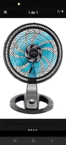Ventilador turbo 50cm 10 Pás 