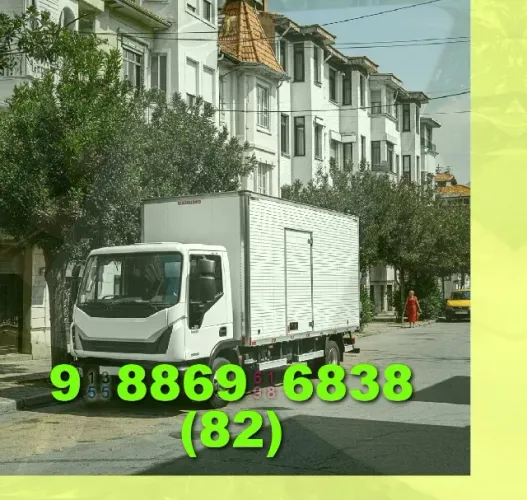 Carreto/Mudança rápido e seguro, com ajudantes e equipamentos modernos