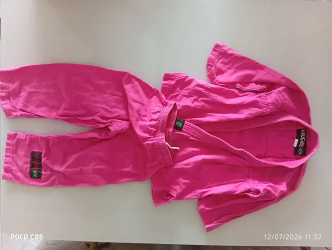 Kimono infantil Rosa