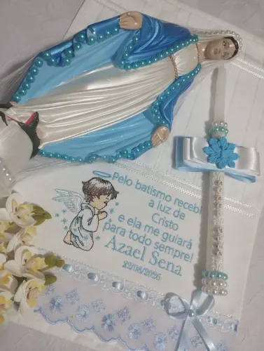 Kit personalizado completo para batismo