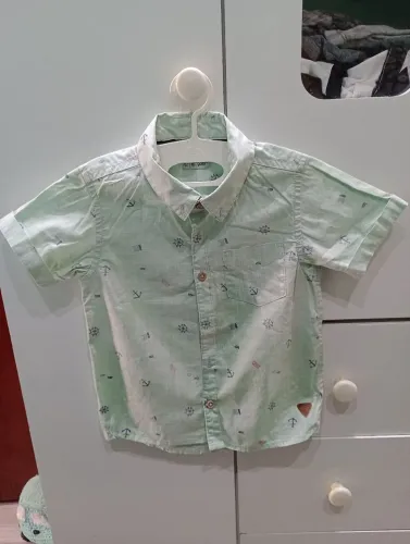 Camisa manga curta infantil 
