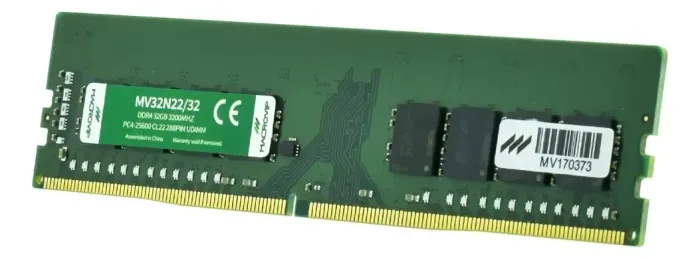 Memória Ram 32gb Macrovip Ddr4 3200mhz - Mv32n22/32 - Preta