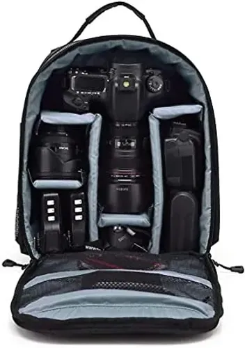 Mochila fotográfica para câmeras, lentes e acessórios, só falo no whats, não falo no olx