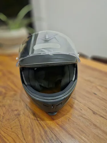 Capacete Norisk Escamoteável FF345 Route Speedmax Preto Fosco